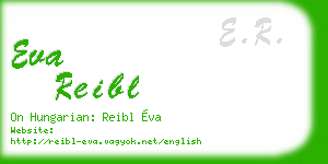 eva reibl business card